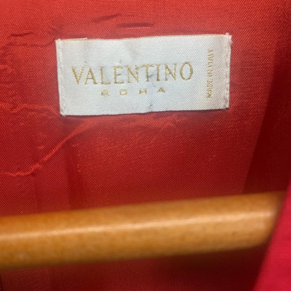 Valentino V-Neck Knee Length Dress - Picture 4 of 7